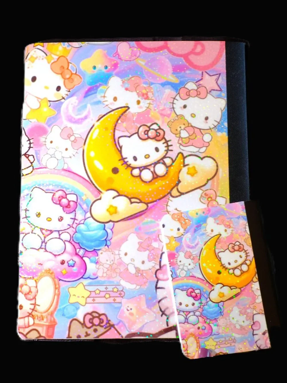 Custom Composition Book & Mini Notebook, Handmade, school, Hello Kitty Themed